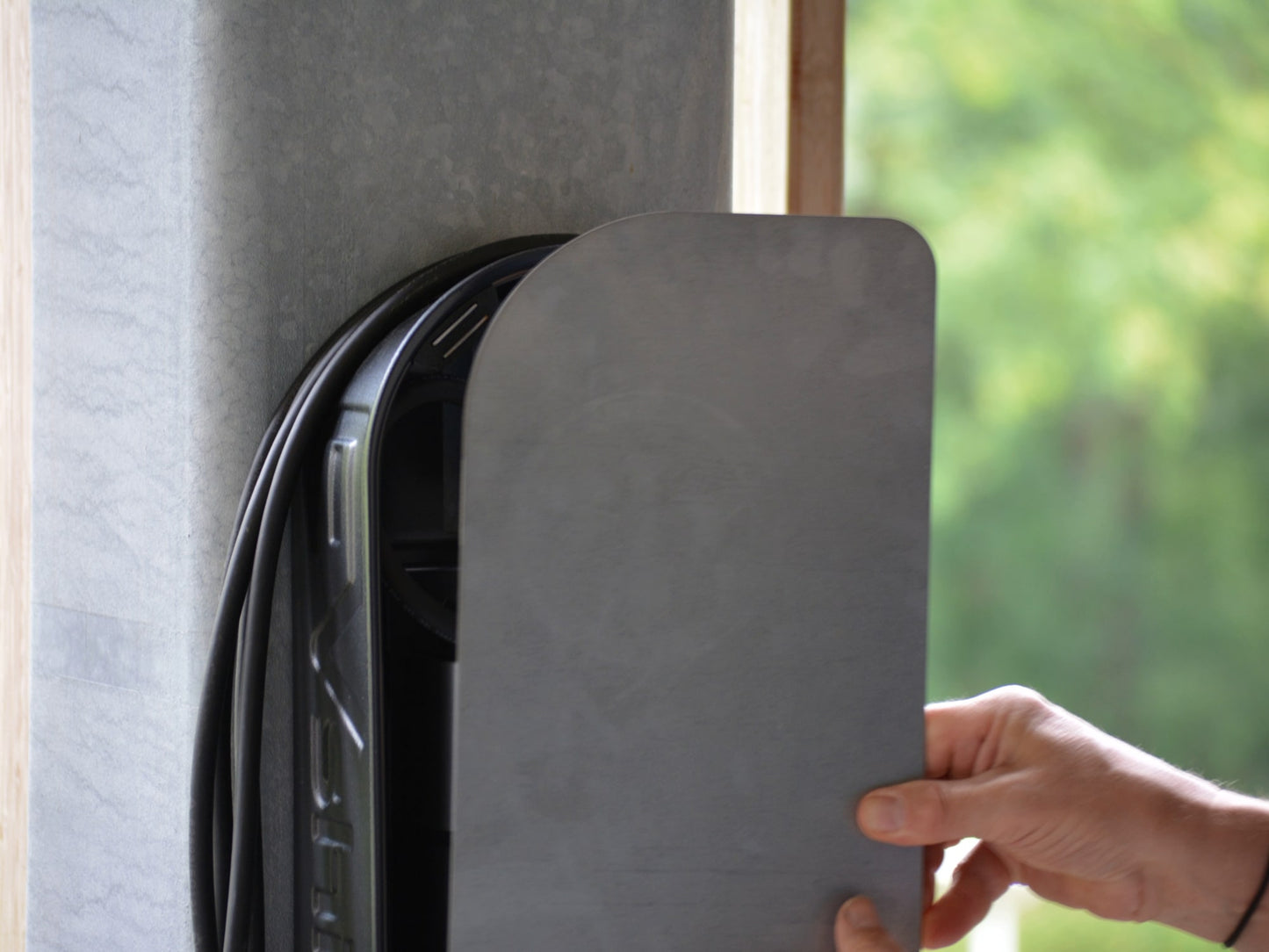 EV shield for household mobile charger