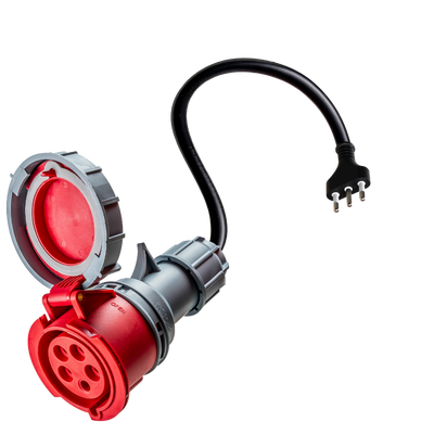 16A 5-pole to Type L for Italy adapter