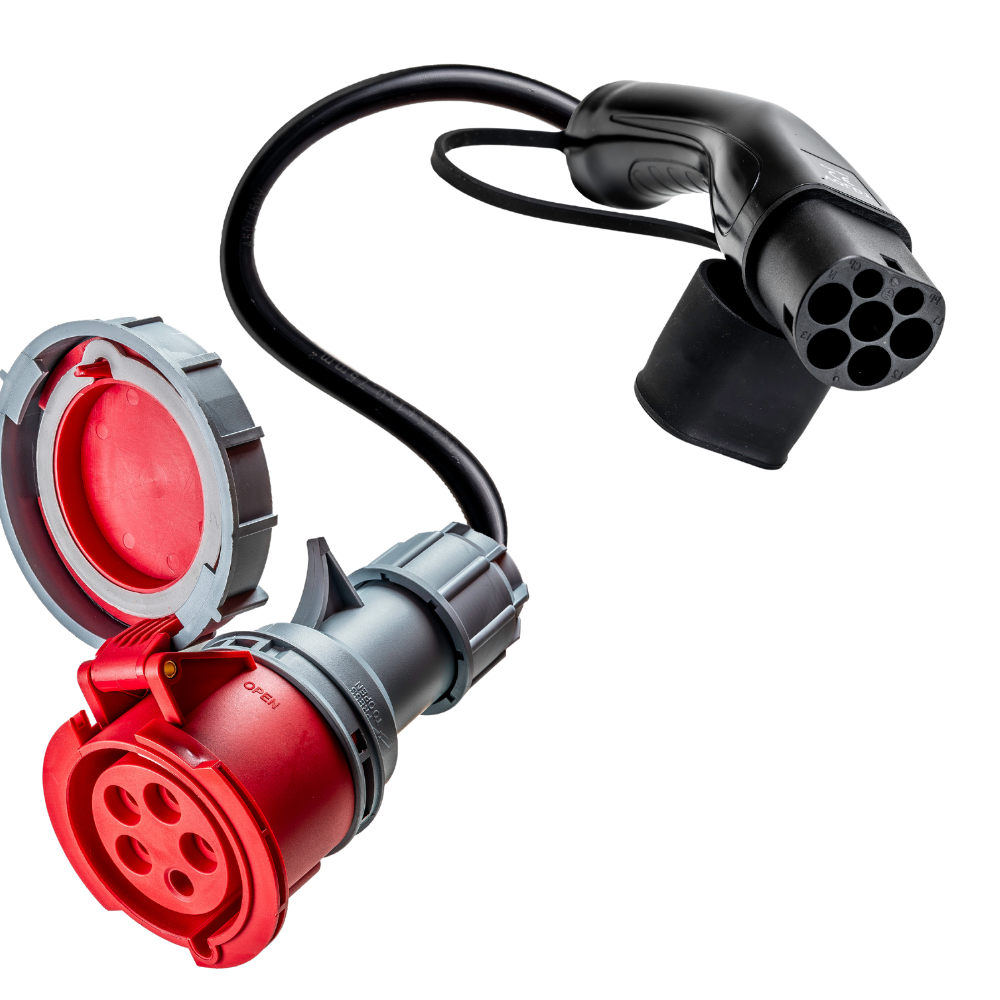 16A 5-pole to Type 2 adapter