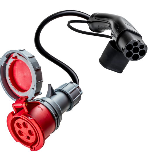 16A 5-pole to Type 2 adapter