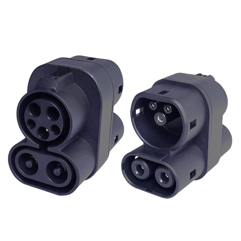 EV charging adapter CCS1 to CCS2