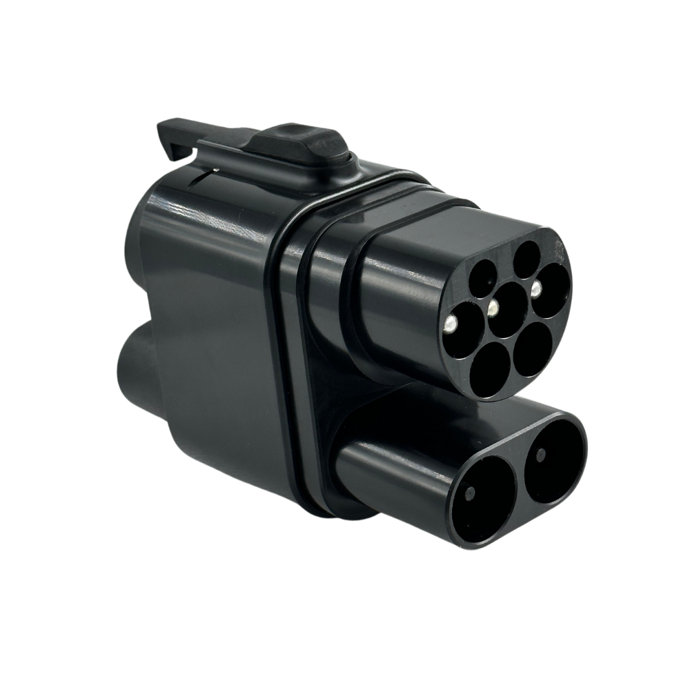 EV charging adapter CCS2 to CCS1