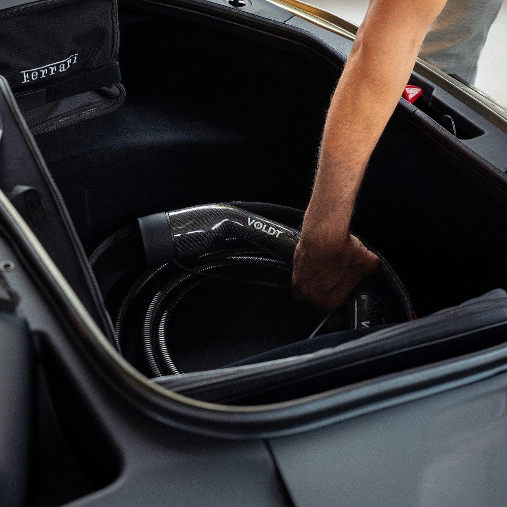 Voldt® Type 2 Carbon Fibre charging cable 22kW