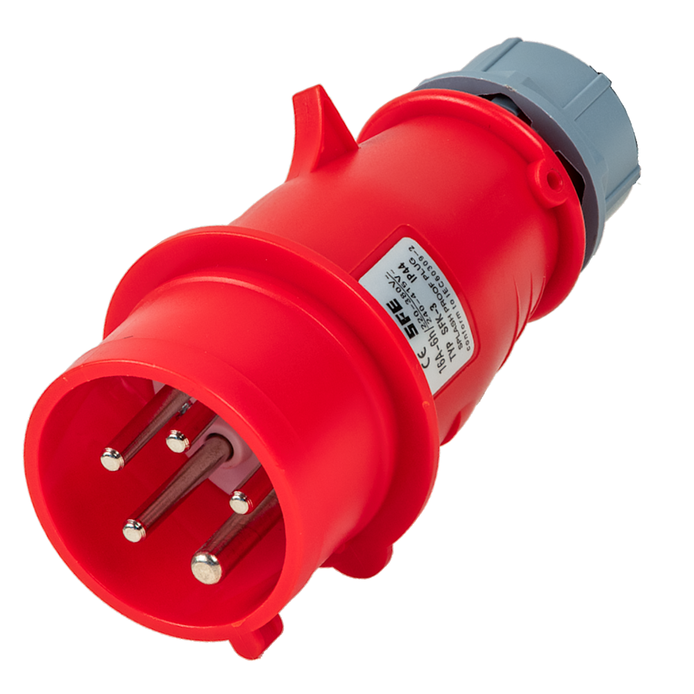 Type 2 - 16A red commando socket| 3 phase | Adjustable 8A - 16A | 11kW charging cable