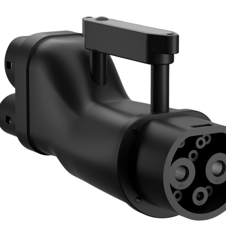 EV charging adapter GBT to CCS2