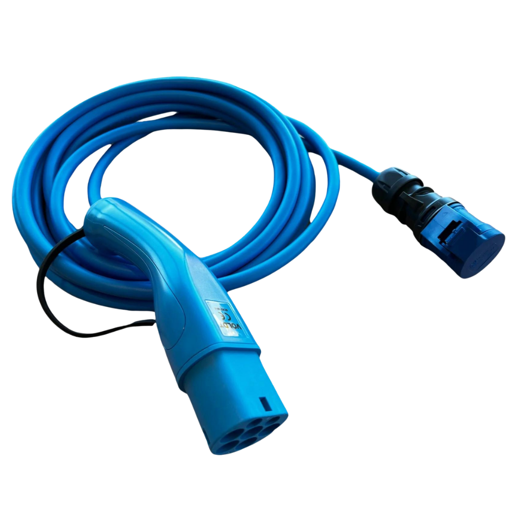 Voldt® Adapter cable type 2 (charging station side) to 3-pole blue ...