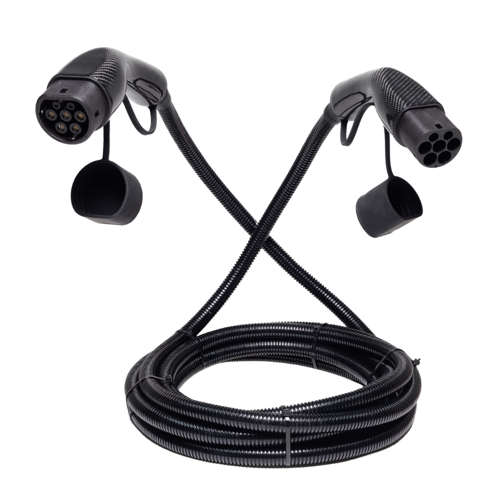 Voldt® Type 2 Carbon Fibre charging cable 22kW