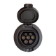 Type 2 socket for charging station | 1 phase | 16A/32A
