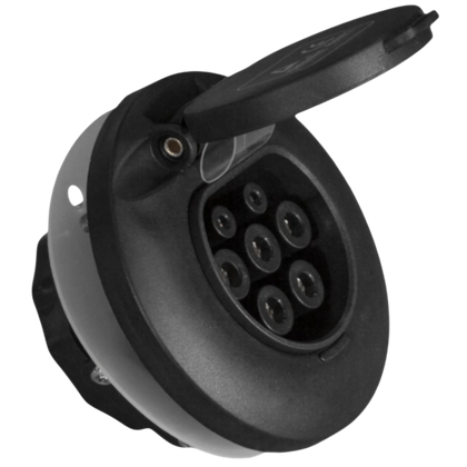 Type 2 socket for charging station | 3 phase | 16A/32A
