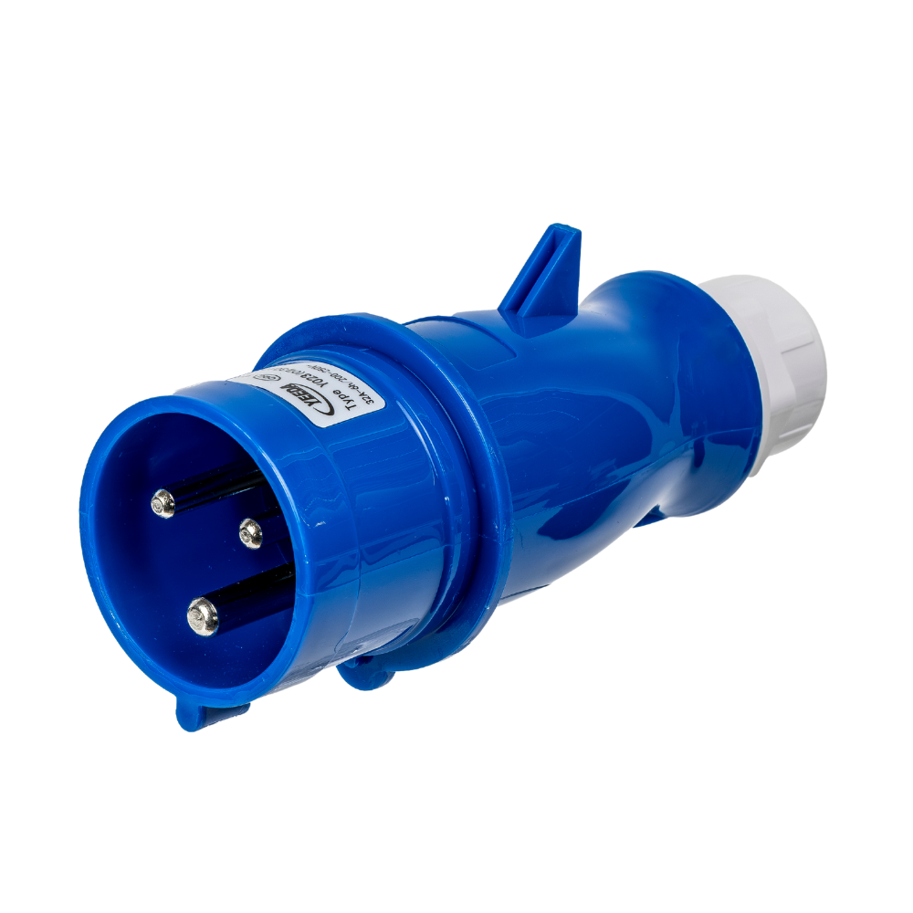 Voldt® Type 2 - 32A blue commando socket | 1 phase | Adjustable 8A ...