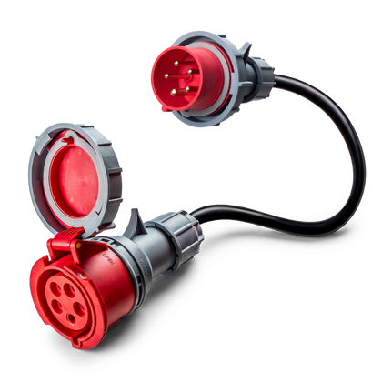32A 5-pole commando to 16A 5-pole commando Adapter