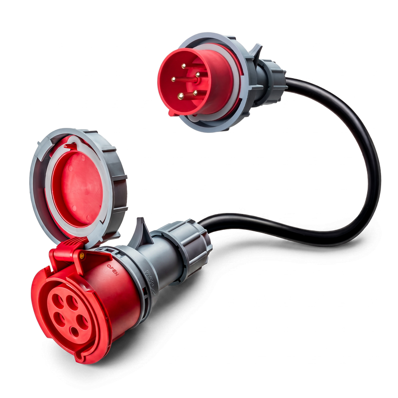 32A 5-pole commando to 16A 5-pole commando Adapter