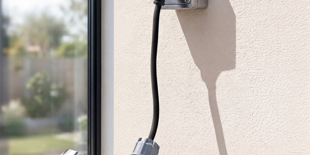 16A 5-pole to Schuko adapter
