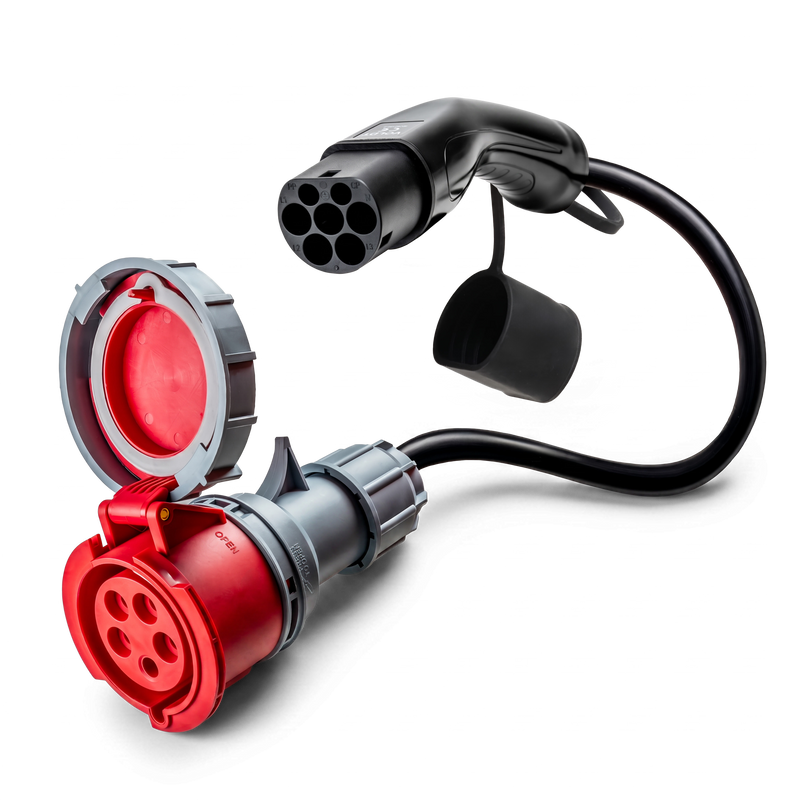16A 5-pole to Type 2 adapter