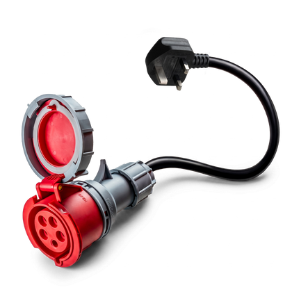 32A 5-pole commando to Type G for UK Adapter