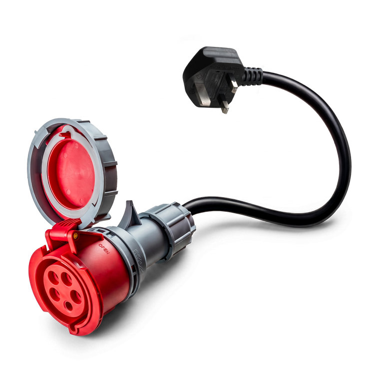32A 5-pole commando to Type G for UK Adapter