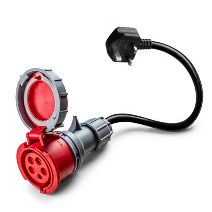 32A 5-pole commando to Type G for UK Adapter
