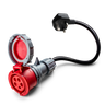 16A 5-pole to Type G for UK adapter