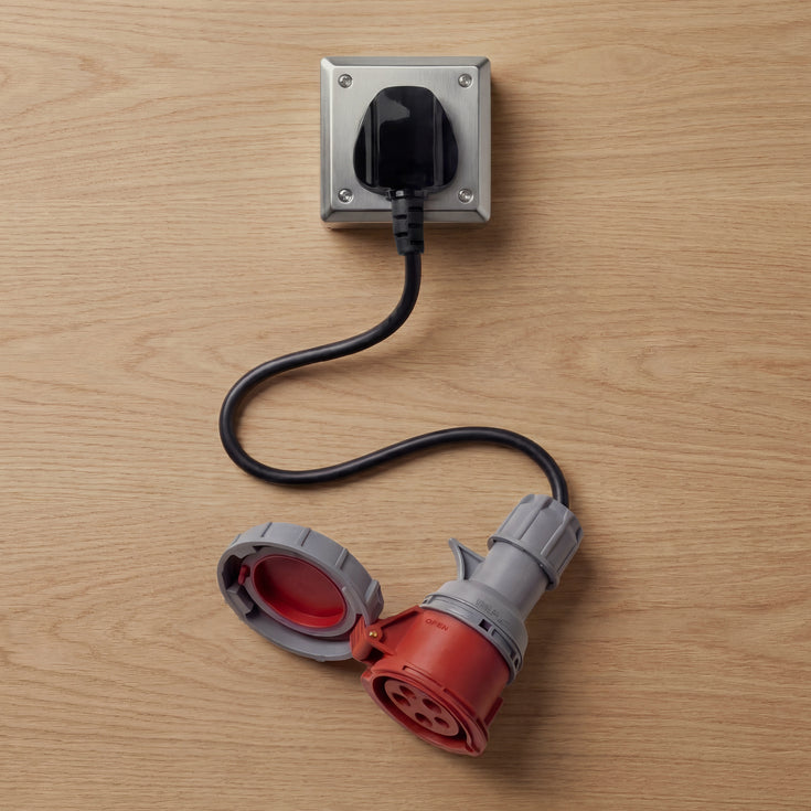 32A 5-pole commando to Type G for UK Adapter