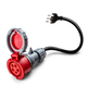 32A 5-pole commando to Type L Adapter for Italy