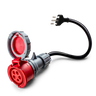32A 5-pole commando to Type L Adapter for Italy
