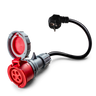 16A 5-pole to Schuko adapter