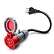 32A 5-pole commando to Type J Adapter for Switzerland