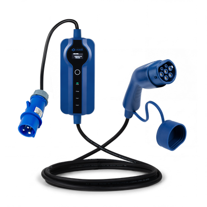Voldt® Portable EV charger commando plug | 1 phase | 8A - 16A | 3.7kW + APP