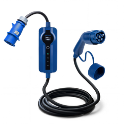 Voldt® Portable EV charger commando plug | 1 phase | 8A - 32A | 7.4kW + APP