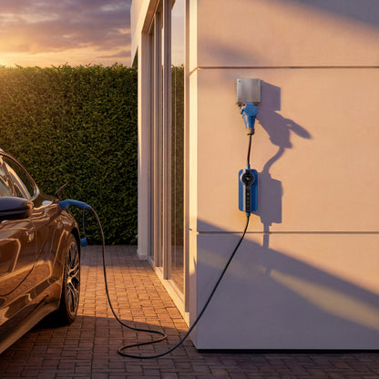 Voldt® Portable EV charger commando plug | 1 phase | 8A - 32A | 7.4kW + APP