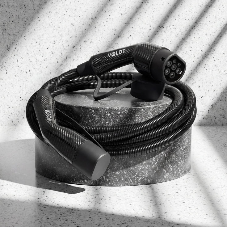 Voldt® Type 2 Carbon Fibre charging cable 22kW