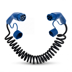 Type 2 | 1 phase | 16A | 3,7kW | coiled charging cable