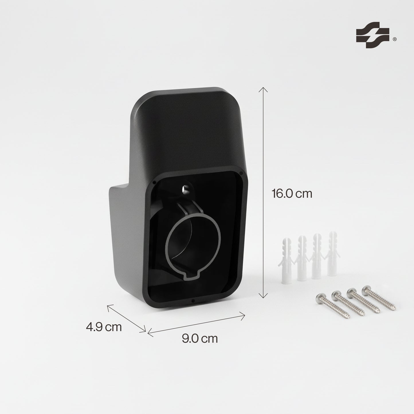 Plug holder for EV type 1 charging cable