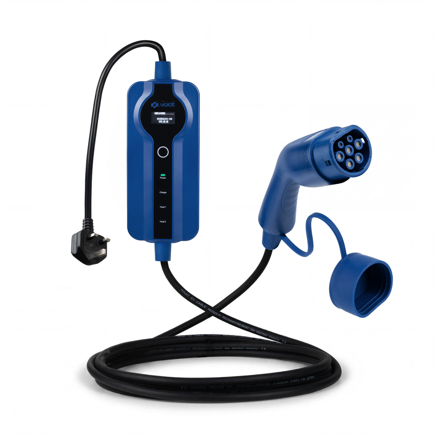 Voldt® 3 Pin EV granny charger | 8A - 13A | 2,8kW +APP