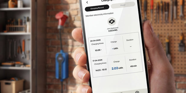 Voldt® Portable EV charger commando plug | 3 phase | 8A - 32A | 22kW + APP
