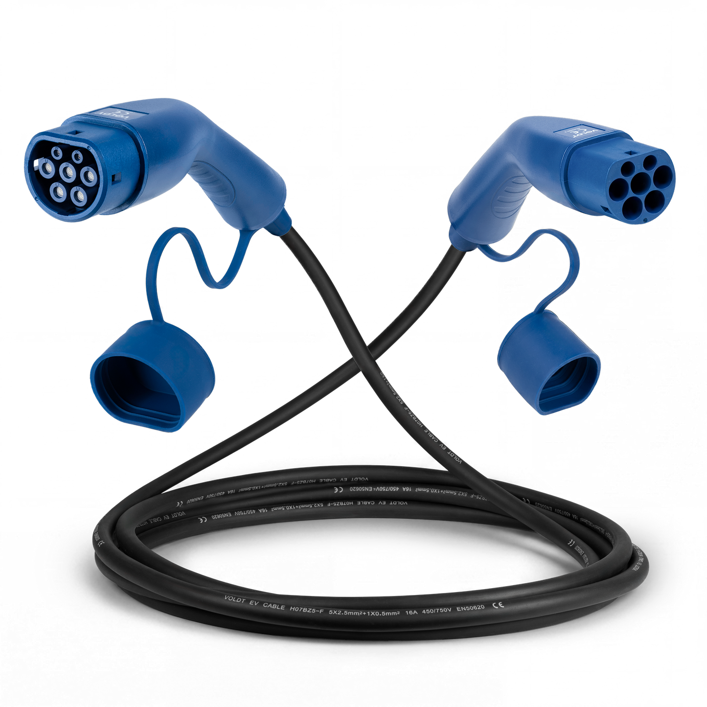 Type 2 | 1 phase | 16A | 3,7kW charging cable