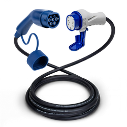 Type 2 - Type 3 | mode 3 | 32a | 22kW charging cable