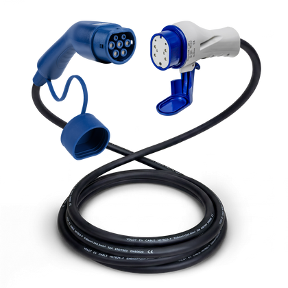 Type 2 - Type 3 | mode 3 | 32a | 22kW charging cable